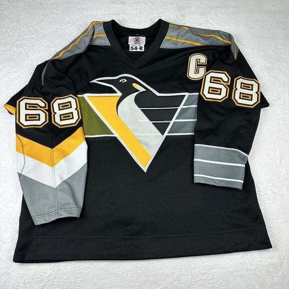 Authentic Starter Pittsburgh Penguins Jagr RoboPen Gradient Jersey Size 54R Capt - Picture 15 of 16